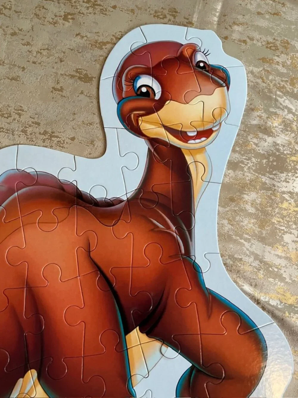Pressman Land Before Time Dinosaur Floor Puzzle Pal Size 3' Tall 46 Pc Vtg 2004